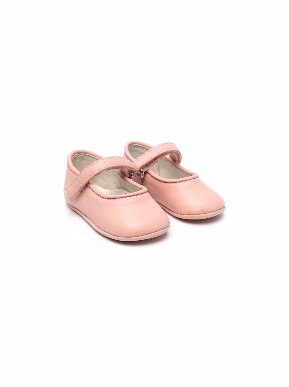 Ballerine per neonata Andrea Montelpare rosa con chiusura a strappo MT951 CIPRIA MONTELPARE TRADITION KIDS