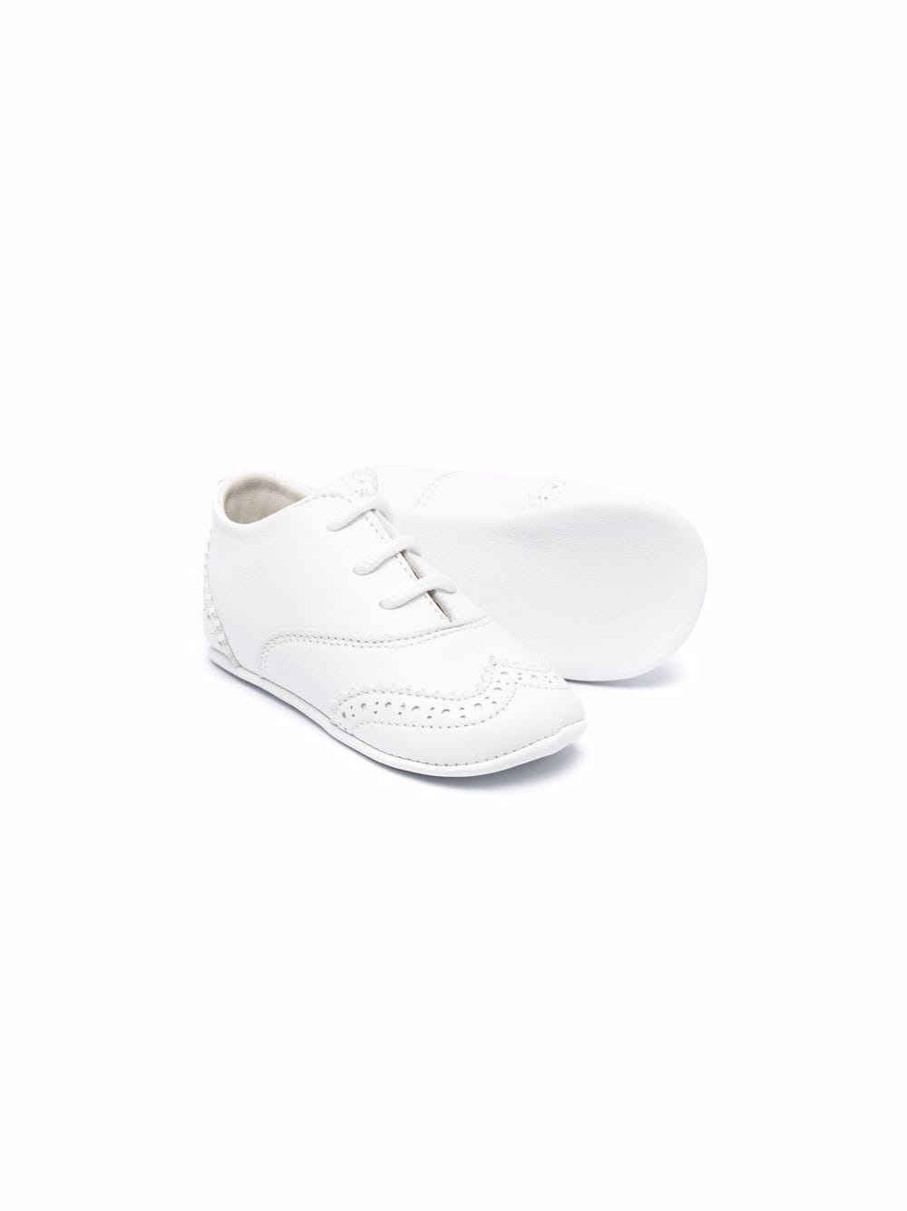 Stringate per neonato Andrea Montelpare bianco con chiusura con lacci MT952 BIANCO MONTELPARE TRADITION KIDS