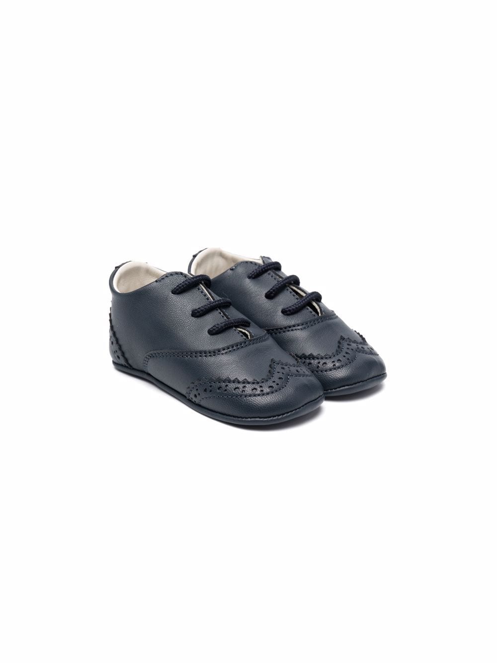 Stringate per neonato Andrea Montelpare blu con chiusura con lacci MT952 BLU MONTELPARE TRADITION KIDS