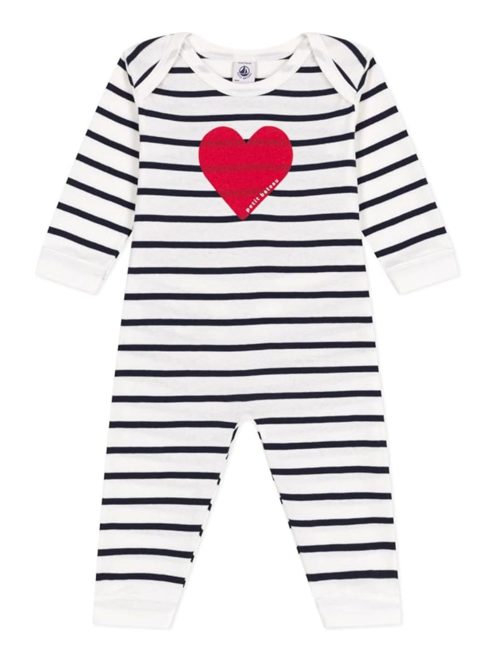 Tutina per neonati Petit Bateau multicolore con design a righe A0CN4 01 PETIT BATEAU KIDS