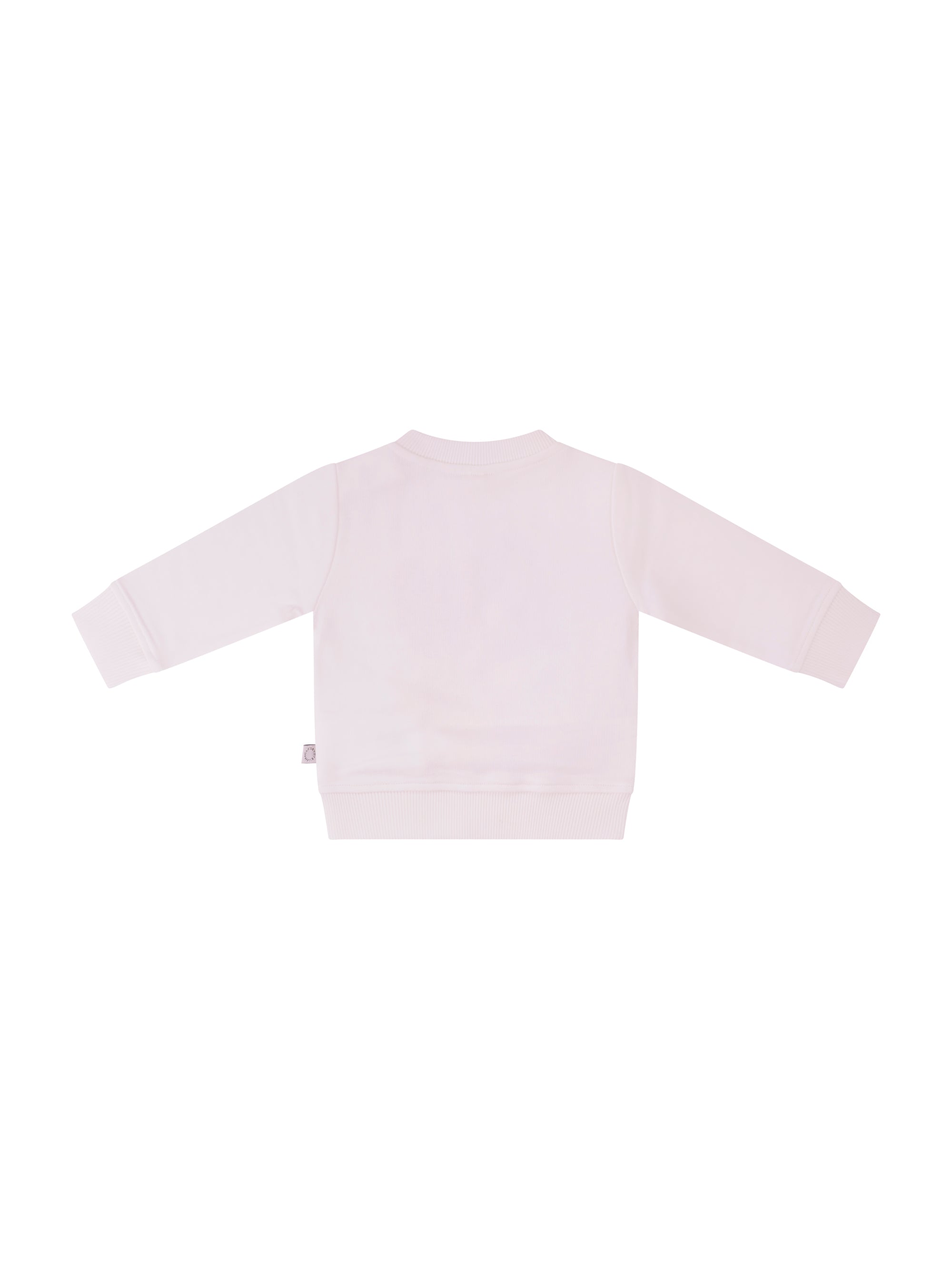 Felpa per neonata Stella McCartney Kids bianca con stampa love sul davanti TY4100 Z0499 101 STELLA McCARTNEY KIDS