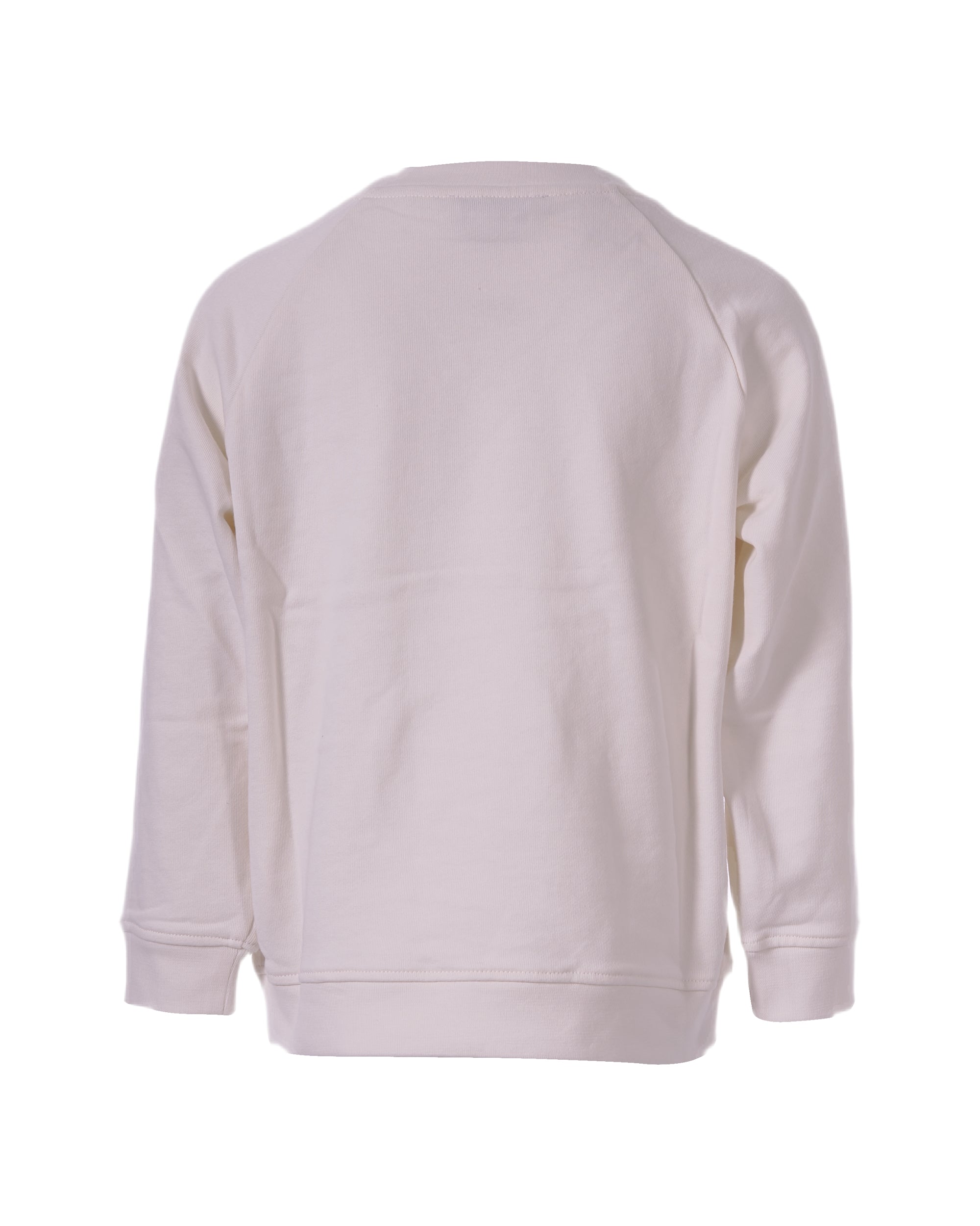 Felpa per bambina Stella McCartney Kids bianca con stampa cavallo TY4R50 Z0499 101 STELLA McCARTNEY KIDS