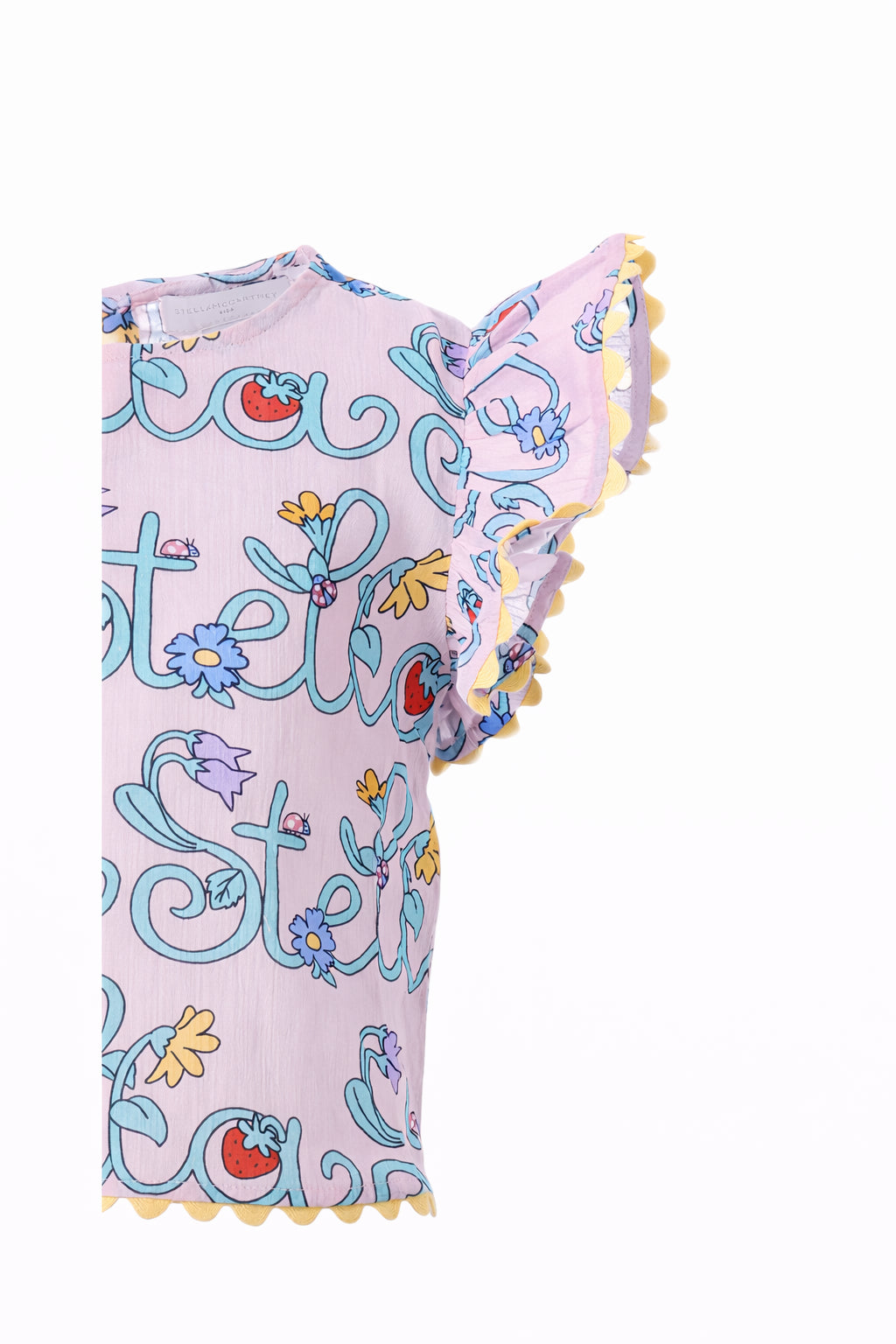 T-shirt per bambina Stella McCartney Kids rosa con ruches TY5A12 Z3434 51RMC STELLA McCARTNEY KIDS