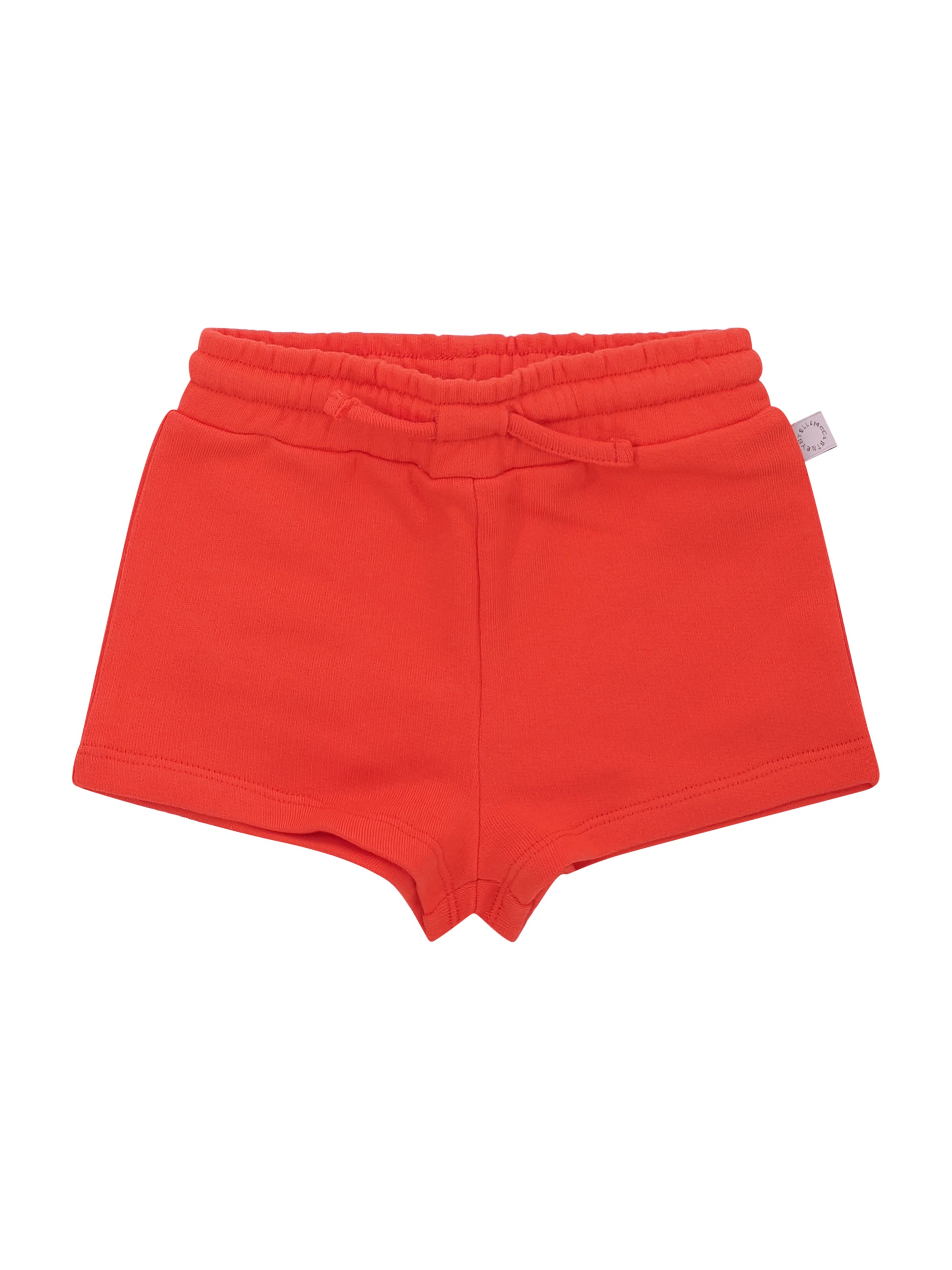 Shorts per neonata Stella McCartney Kids rossi con chiusura a coulisse TY6129 Z0499 426 STELLA McCARTNEY KIDS