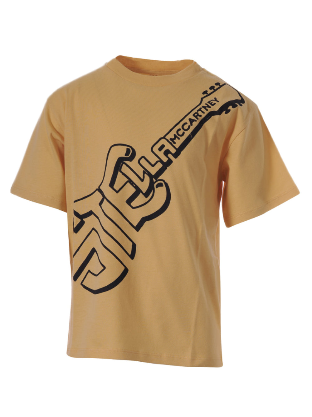 T-shirt per bambino Stella McCartney Kids gialla con stampa grafica sul davanti TY8P71 Z0434 251 STELLA McCARTNEY KIDS