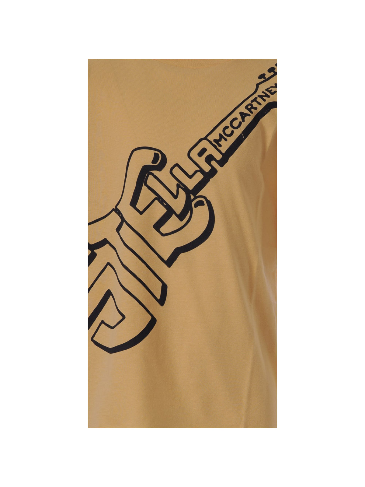 T-shirt per bambino Stella McCartney Kids gialla con stampa grafica sul davanti TY8P71 Z0434 251 STELLA McCARTNEY KIDS