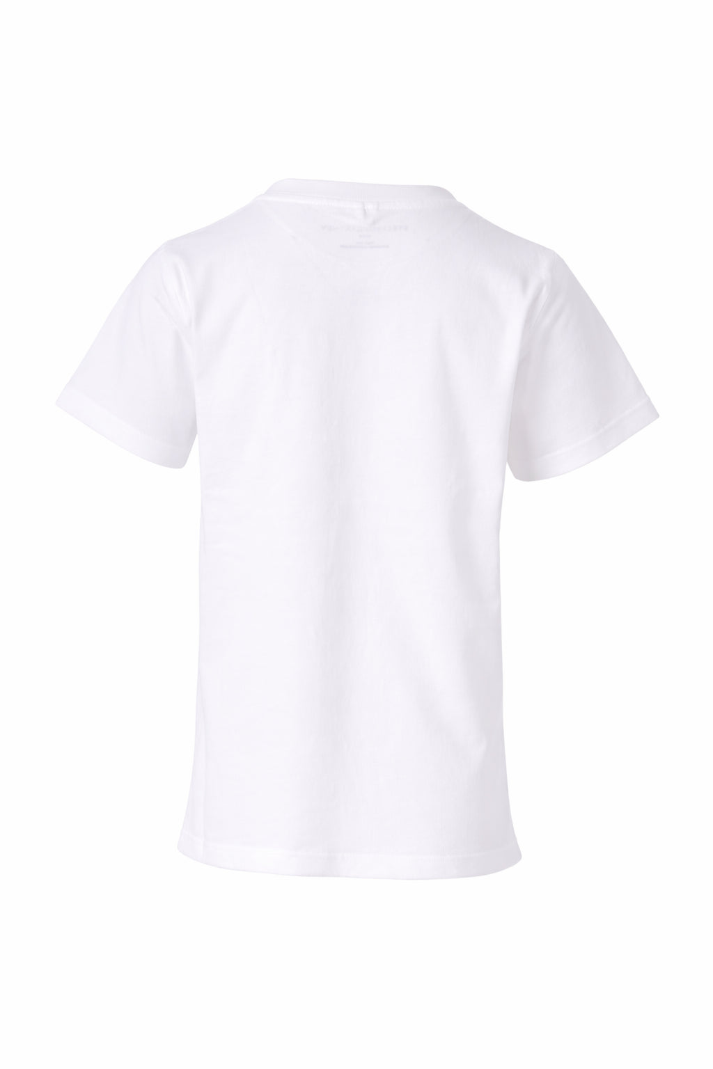 T-shirt per bambino Stella McCartney Kids bianca con stampa cavallo sul davanti TY8S31 Z0434 101 STELLA McCARTNEY KIDS