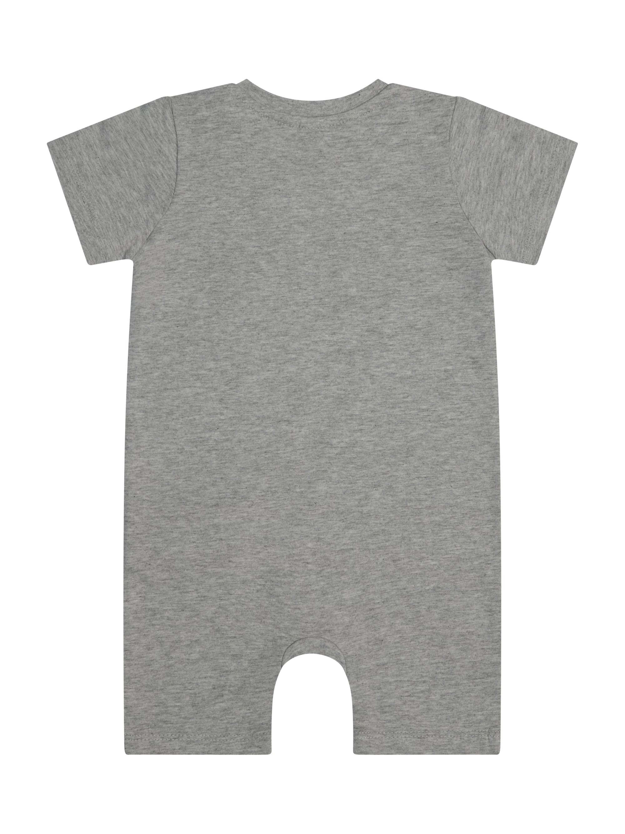 Tutina per neonato Stella McCartney Kids grigia con stampa tamburo sul davanti TYA511 Z0434 807 STELLA McCARTNEY KIDS