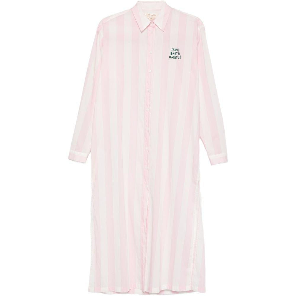 Abito Adeline per donna MC2 Saint Barth multicolore con design a righe - Rubino Kids