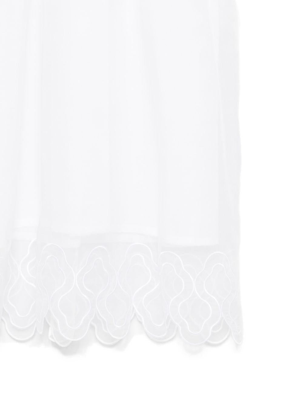 Abito battesimale per neonata Jesurum Baby bianco con ricamo Carol - Rubino Kids