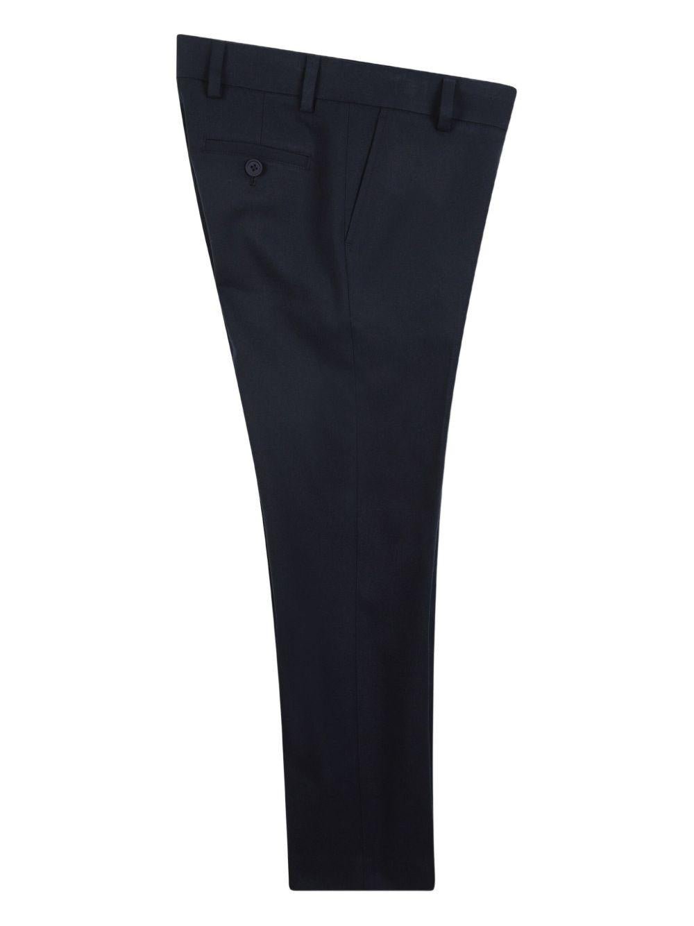 Abito da bambino Boss Kids blu navy con revers classici - Rubino Kids