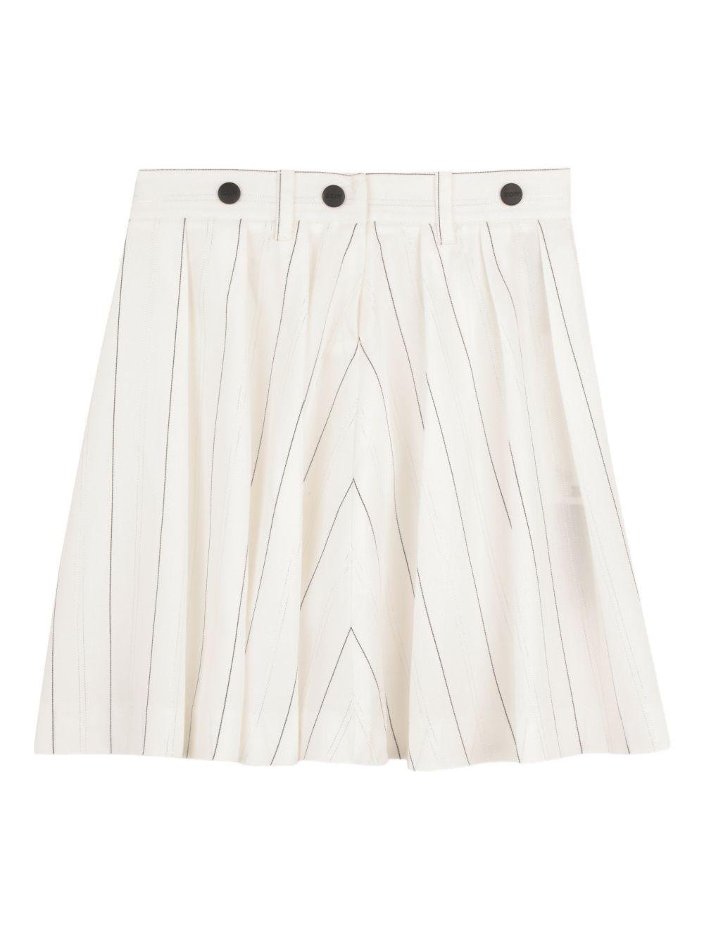 Abito per bambina Dkny Kids bianco con motivo gessato - Rubino Kids