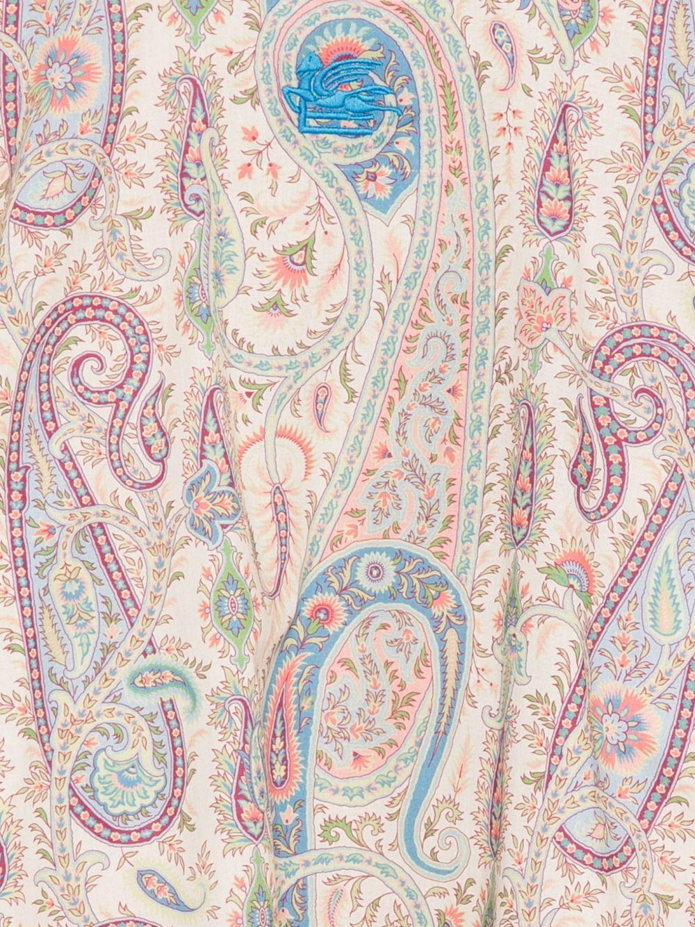Abito per bambina ETRO KIDS multicolore con motivo paisley - Rubino Kids