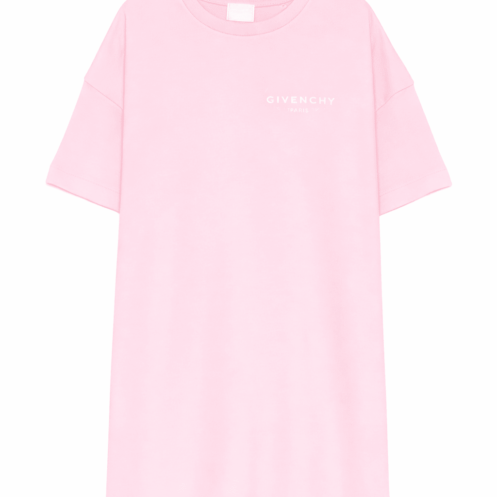 Abito per bambina Givenchy Kids rosa con logo sul davanti - Rubino Kids