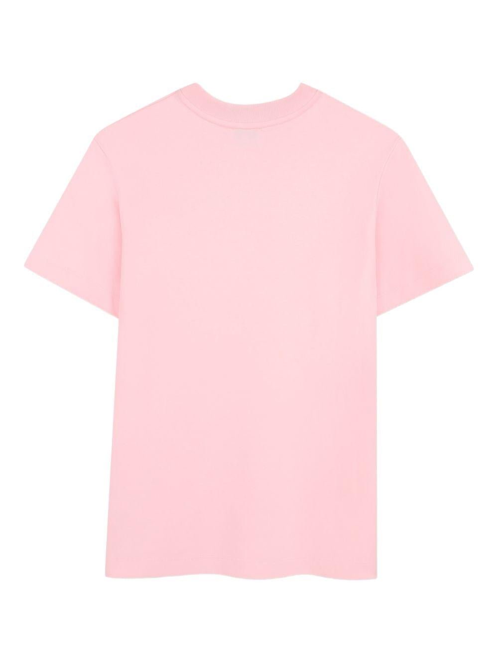 Abito per bambina Lanvin Enfant rosa con logo ricamato sul davanti - Rubino Kids