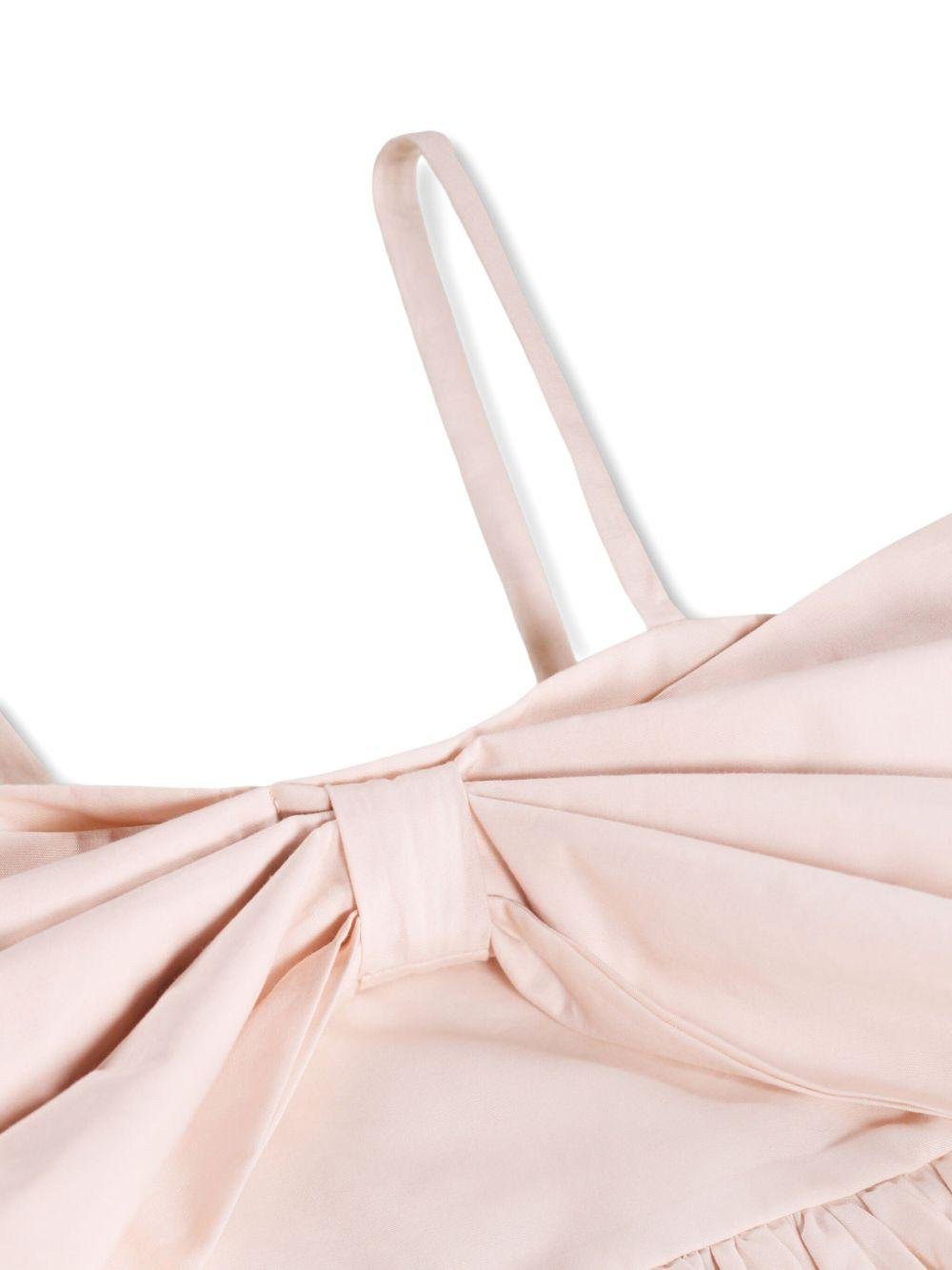 Abito per bambina Molo Caysi rosa con fiocco posteriore - Rubino Kids