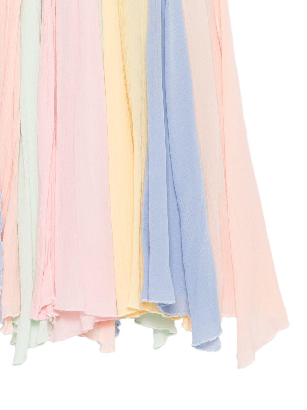 Abito per bambina Stella McCartney Kids multicolore con design plissettato - Rubino Kids