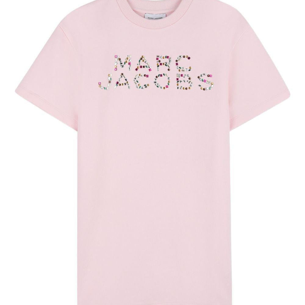 Abito per bambina The Marc Jacobs Kids rosa con stampa a fiori - Rubino Kids