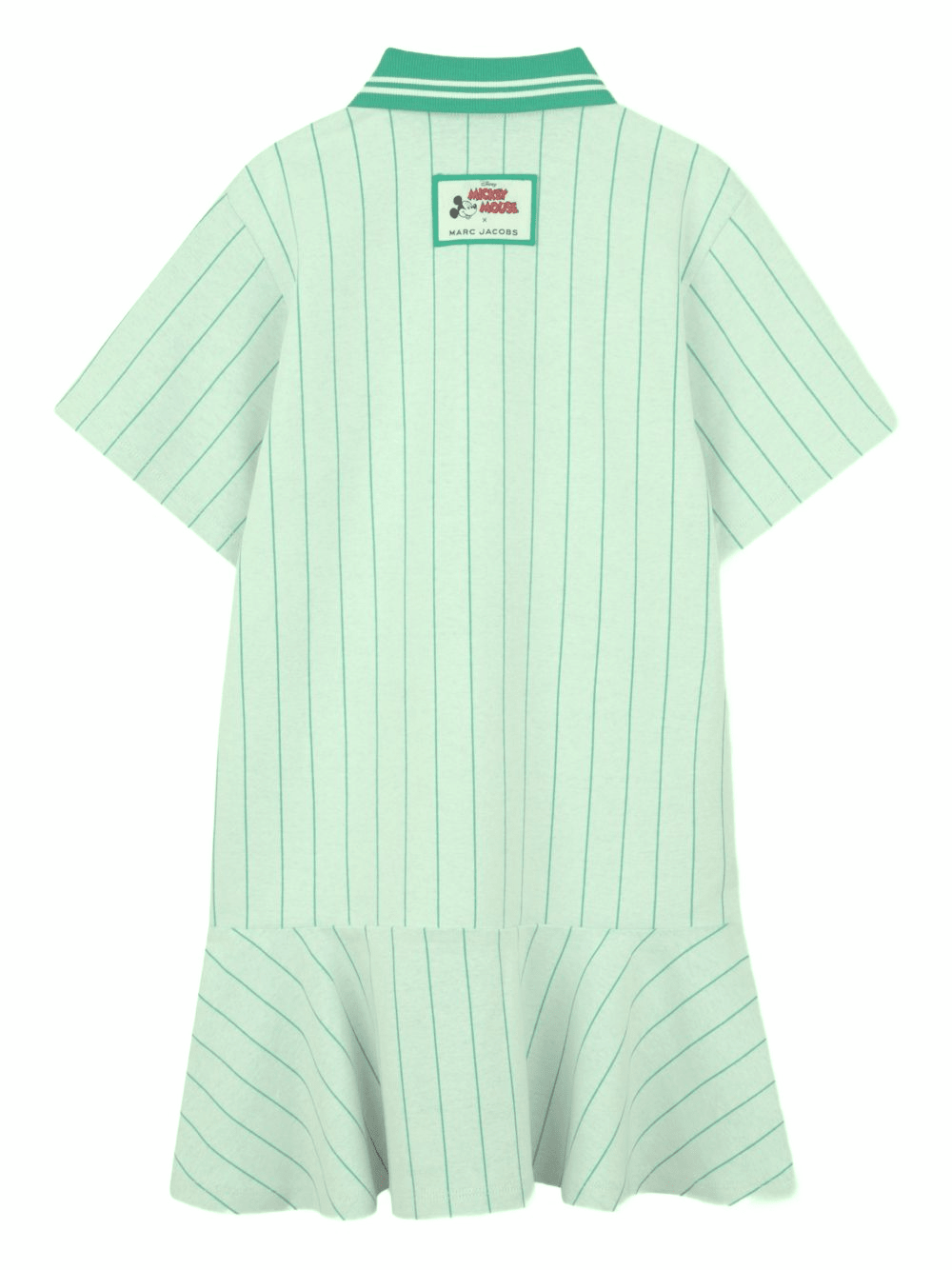 Abito per bambina The Marc Jacobs Kids x Disney verde a righe con ruches - Rubino Kids