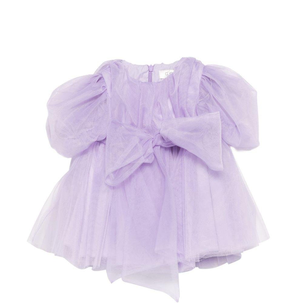 Abito per neonata Alapage lilla con maniche a sbuffo - Rubino Kids