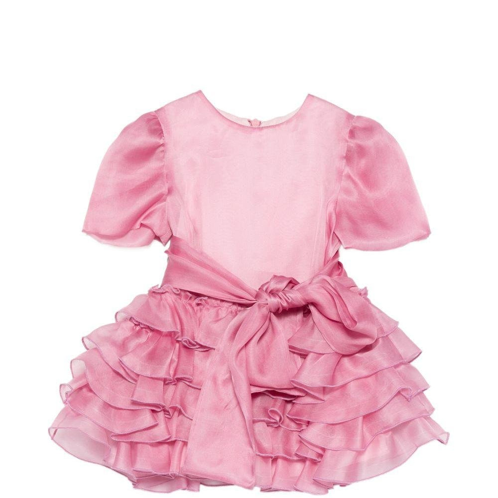 Abito per neonata Alapage rosa con fiocco - Rubino Kids