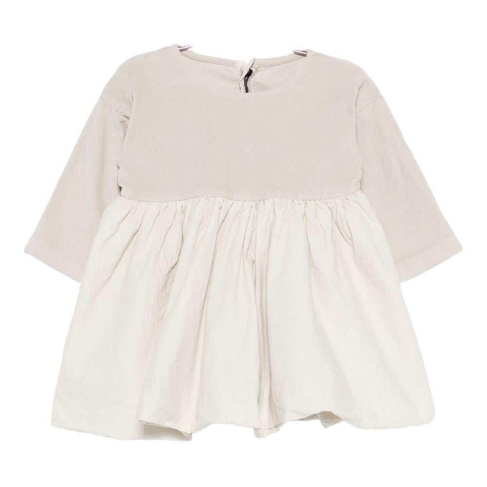 Abito per neonata Album Di Famiglia Kids beige con modello a pannelli - Rubino Kids