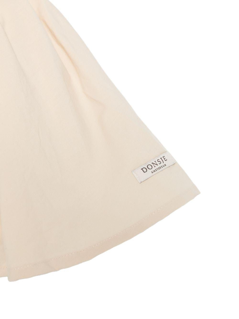 Abito per neonata Donsje beige con gonna a trapezio - Rubino Kids