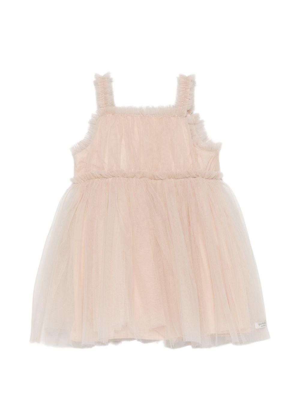 Abito per neonata Donsje rosa pallido a balze - Rubino Kids