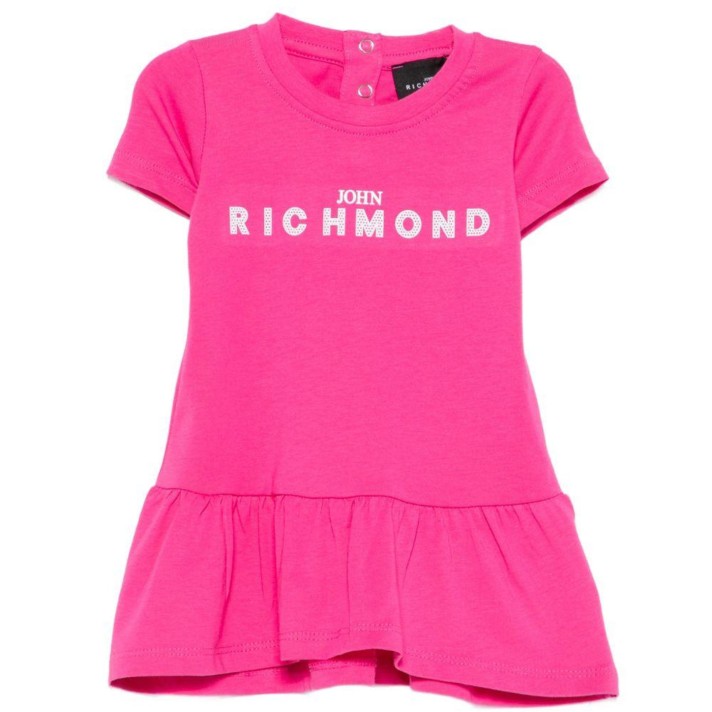 Abito per neonata John Richmond Junior fucsia con ruches - Rubino Kids