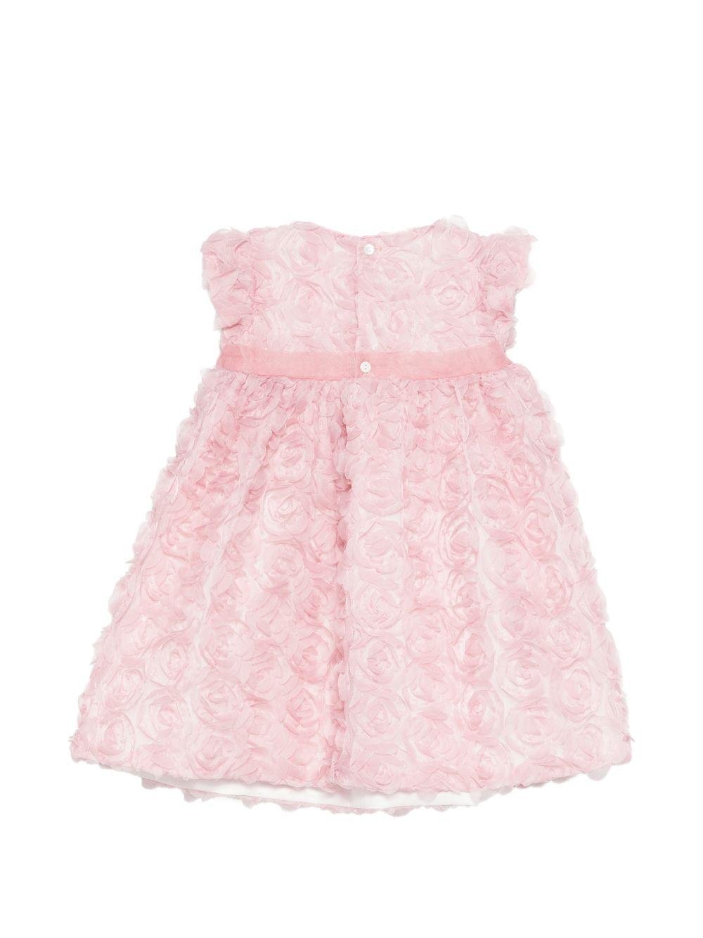 Abito per neonata La Stupenderia rosa con dettaglio fiocco - Rubino Kids