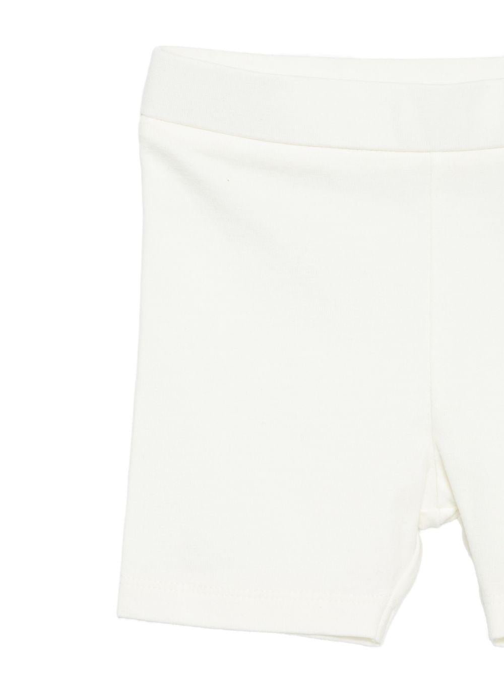 Abito per neonata Moncler Enfant rosa con finiture a contrasto - Rubino Kids