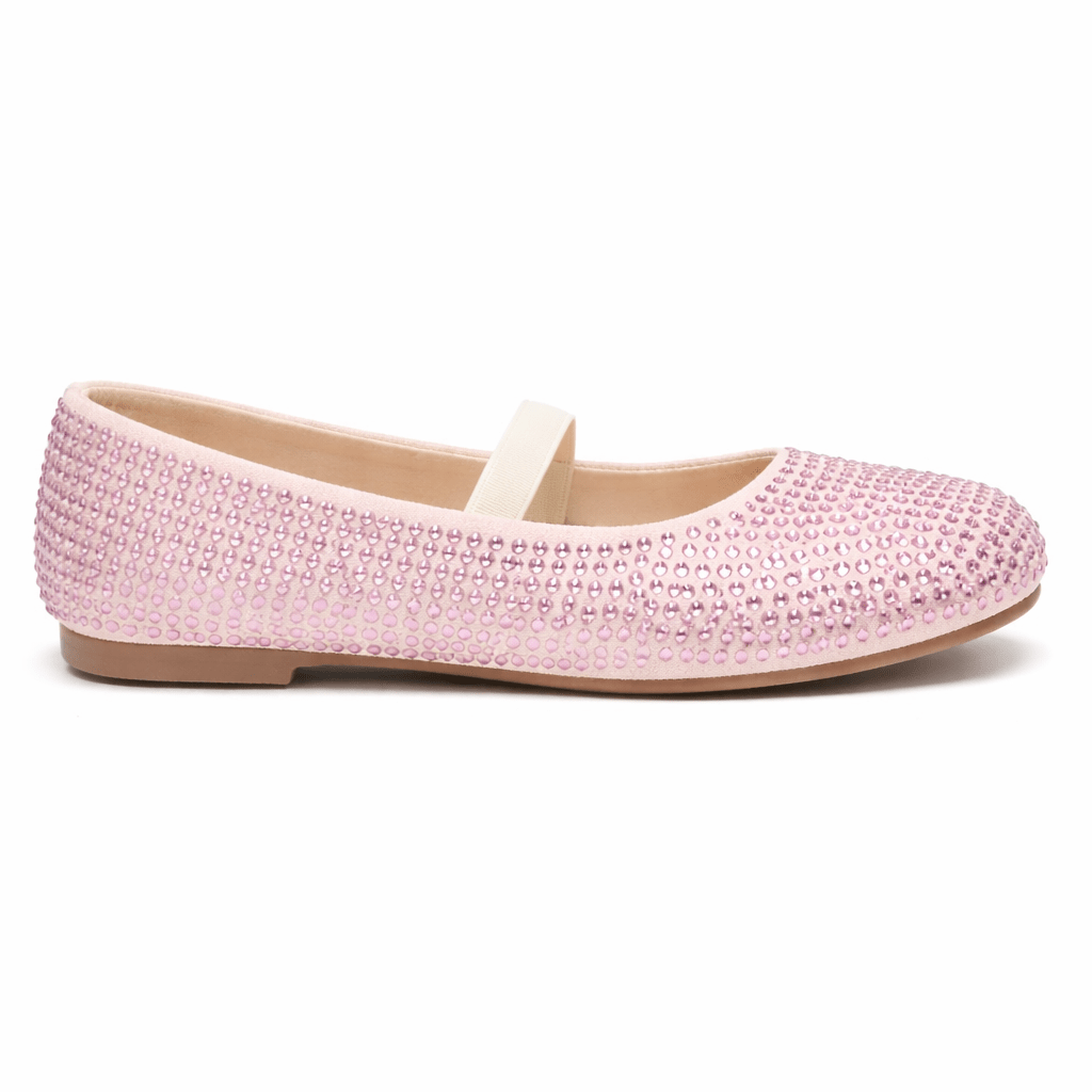 Ballerine per bambina BabyWalker rosa con decorazione - Rubino Kids