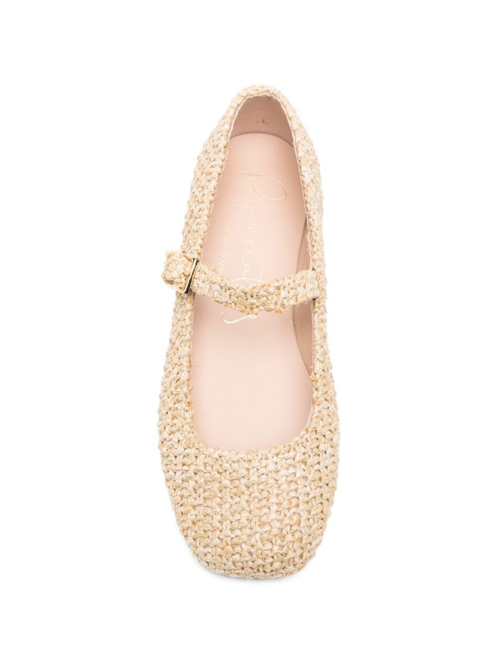 Ballerine per bambina Eli1957 beige con cinturino a fibbia - Rubino Kids