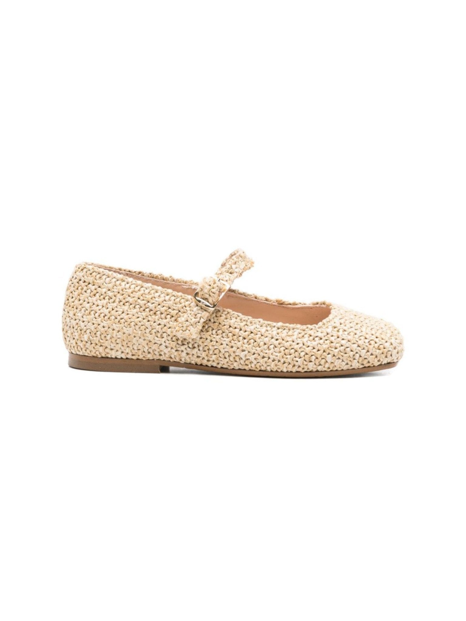 Ballerine per bambina Eli1957 beige con cinturino a fibbia - Rubino Kids