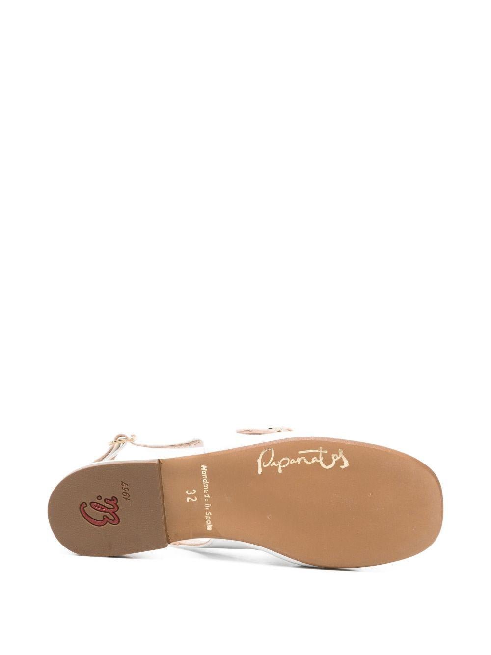 Ballerine per bambina Eli1957 bianche con cinturino a fibbia - Rubino Kids