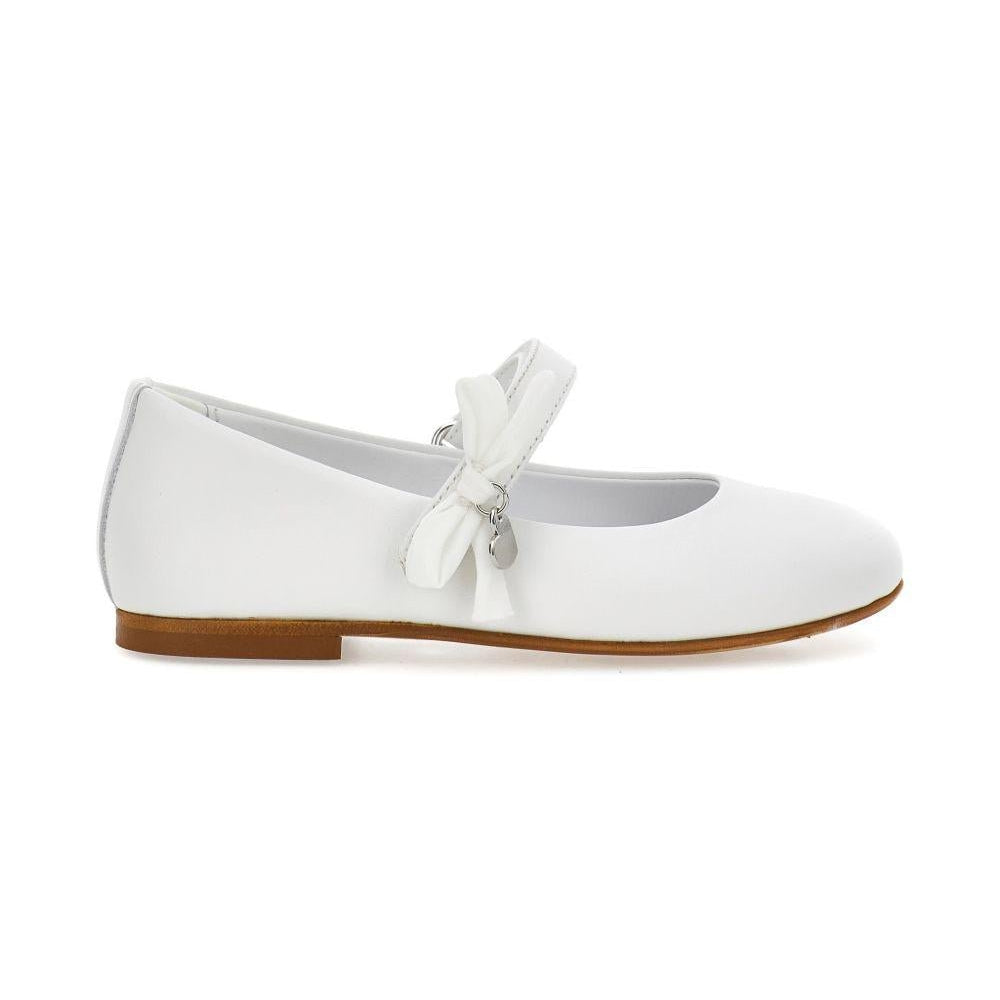 Ballerine per bambina Monnalisa bianche con cinturino - Rubino Kids