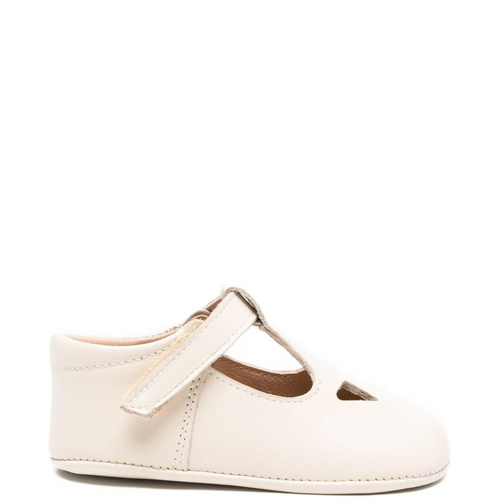 Ballerine per neonata Eli1957 beige con cinturino a T - Rubino Kids