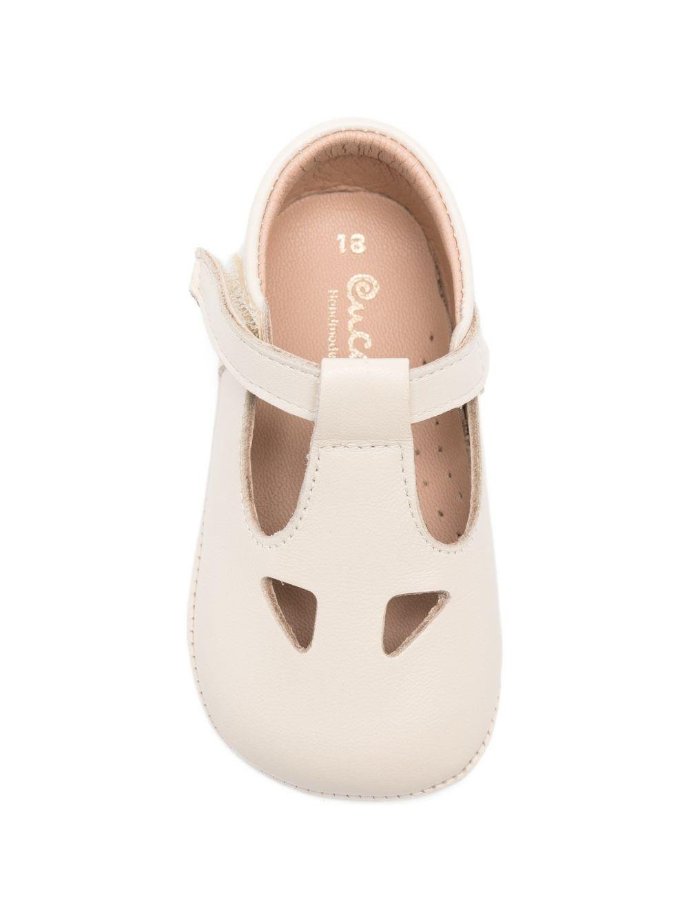 Ballerine per neonata Eli1957 beige con cinturino a T - Rubino Kids