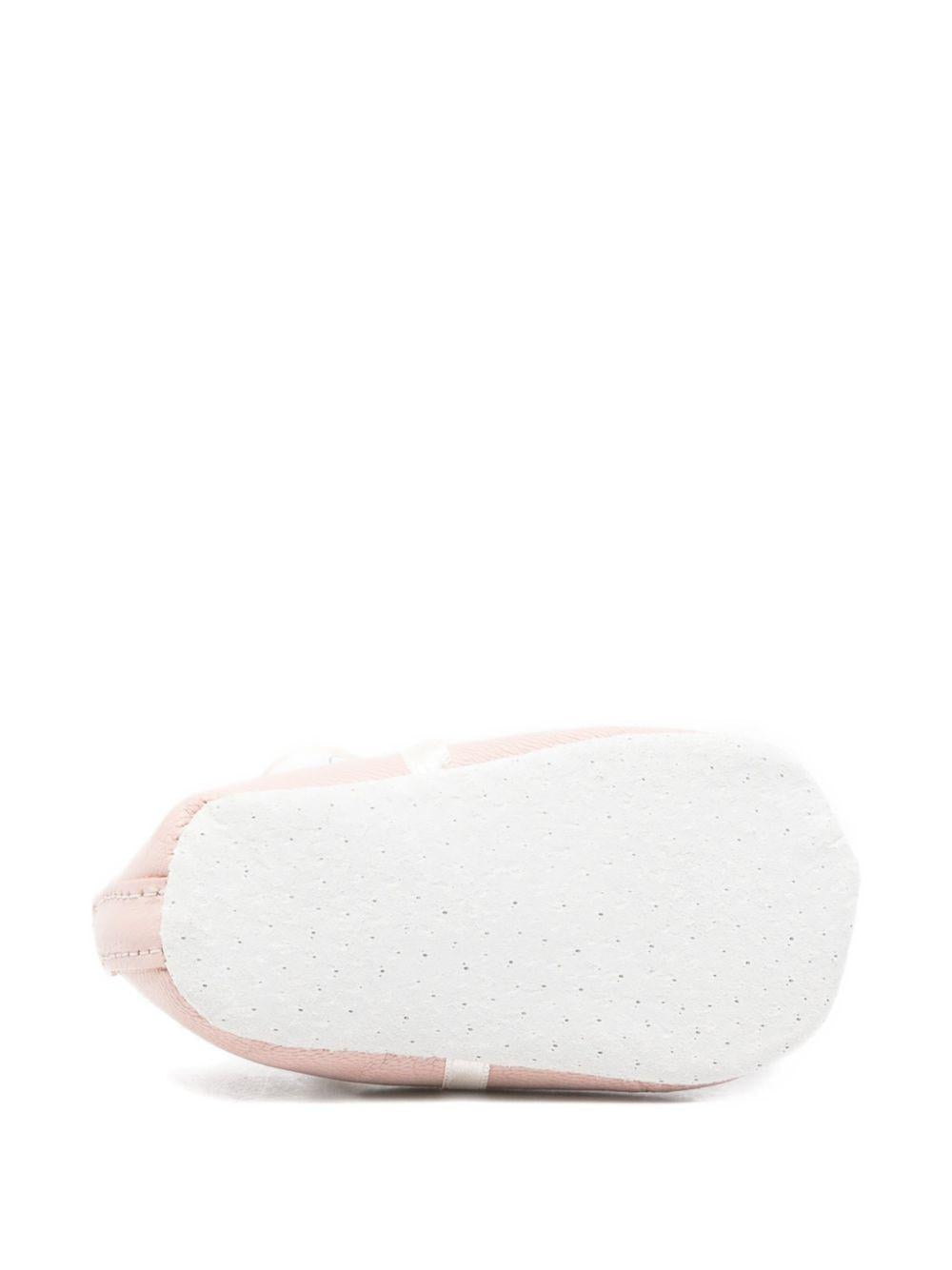 Ballerine per neonata Tartine & Chocolat rosa con nastro - Rubino Kids