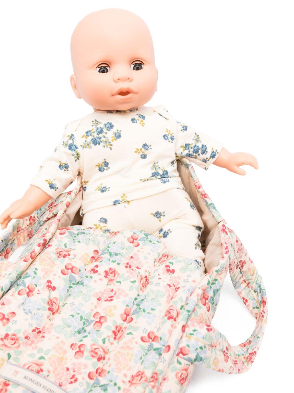 Bambola Lucca per bambina Konges Sløjd multicolore con design floreale - Rubino Kids