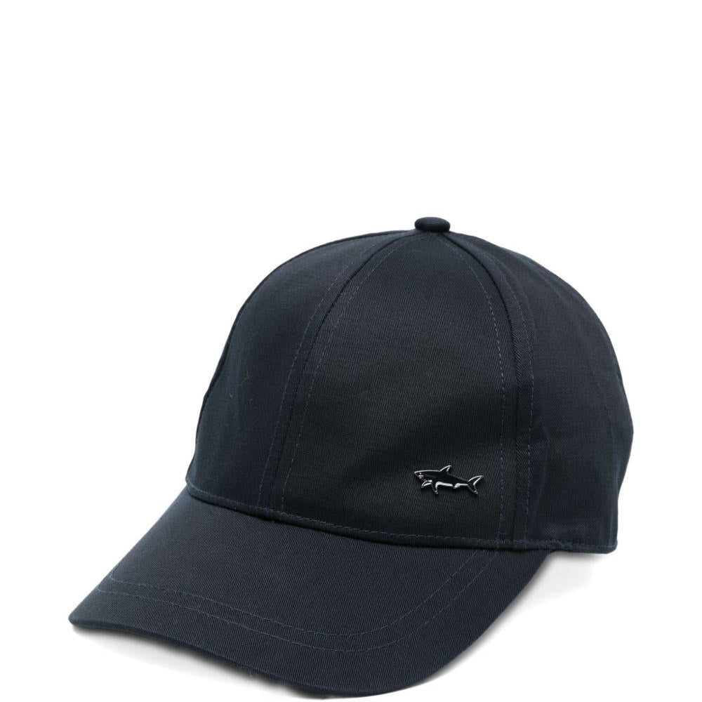 Berretto per bambino Paul & Shark Kids nero con applicazione squalo - Rubino Kids