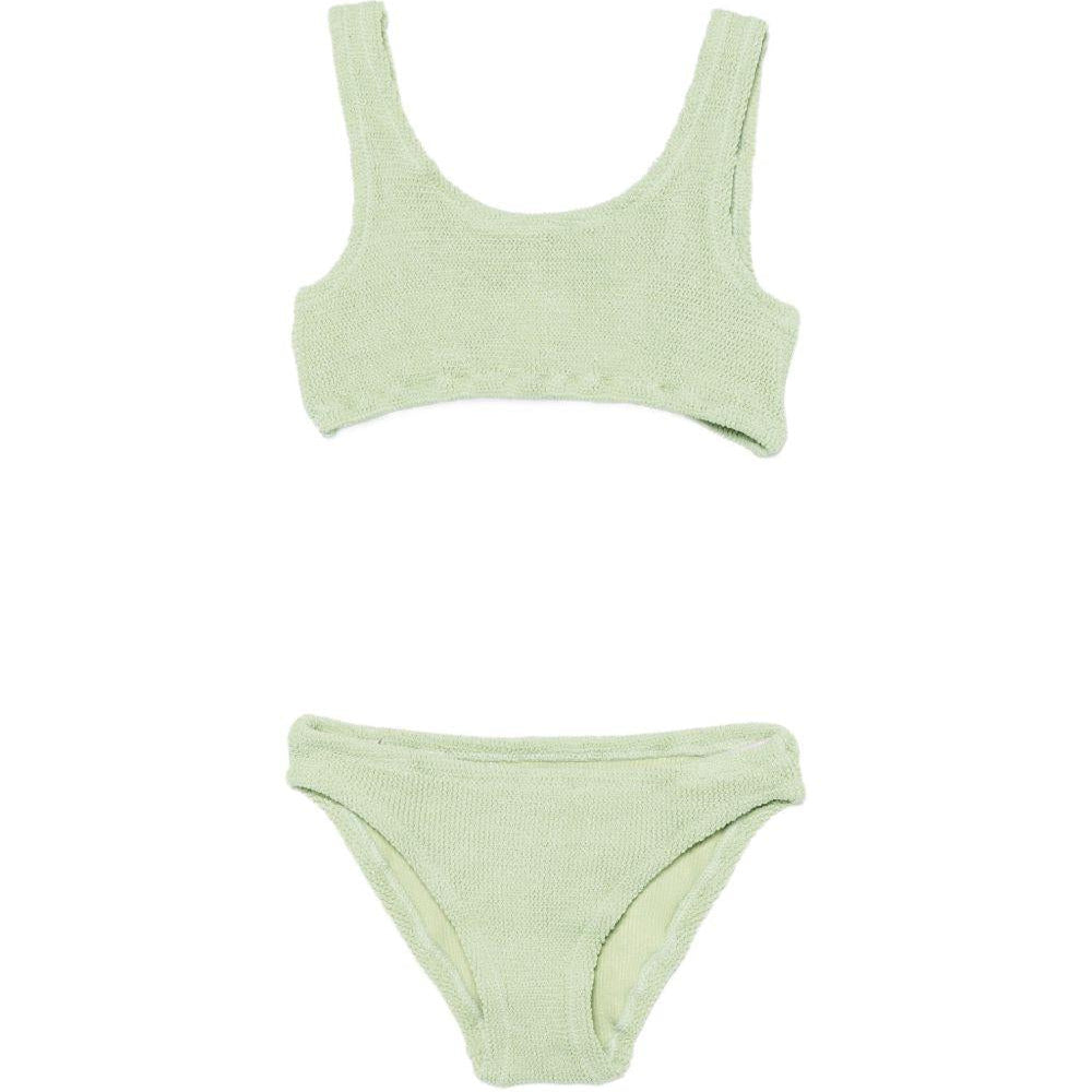 Bikini Baker W per bambina MC2 Saint Barth Kids verde testurizzato - Rubino Kids