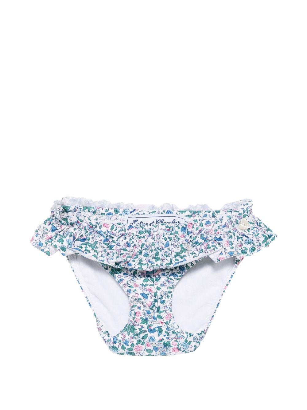 Bikini per neonata Tartine & Chocolat multicolore con stampa floreale - Rubino Kids