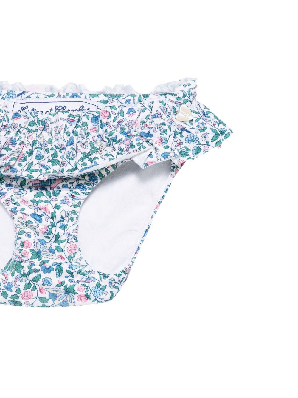 Bikini per neonata Tartine & Chocolat multicolore con stampa floreale - Rubino Kids