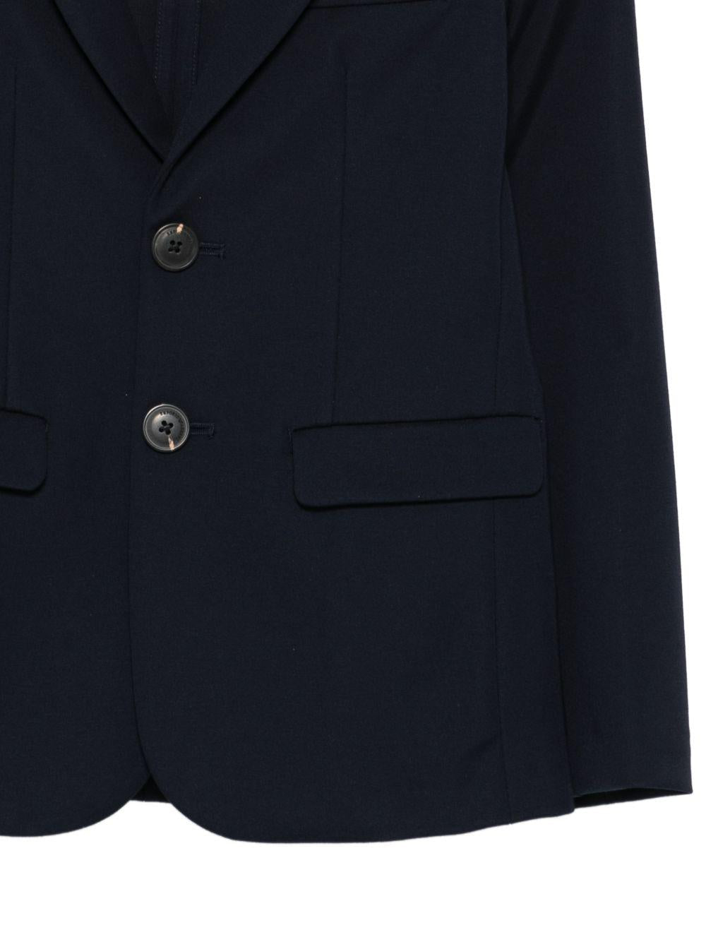 Blazer per bambino Emporio Armani Kids blu modello monopetto - Rubino Kids