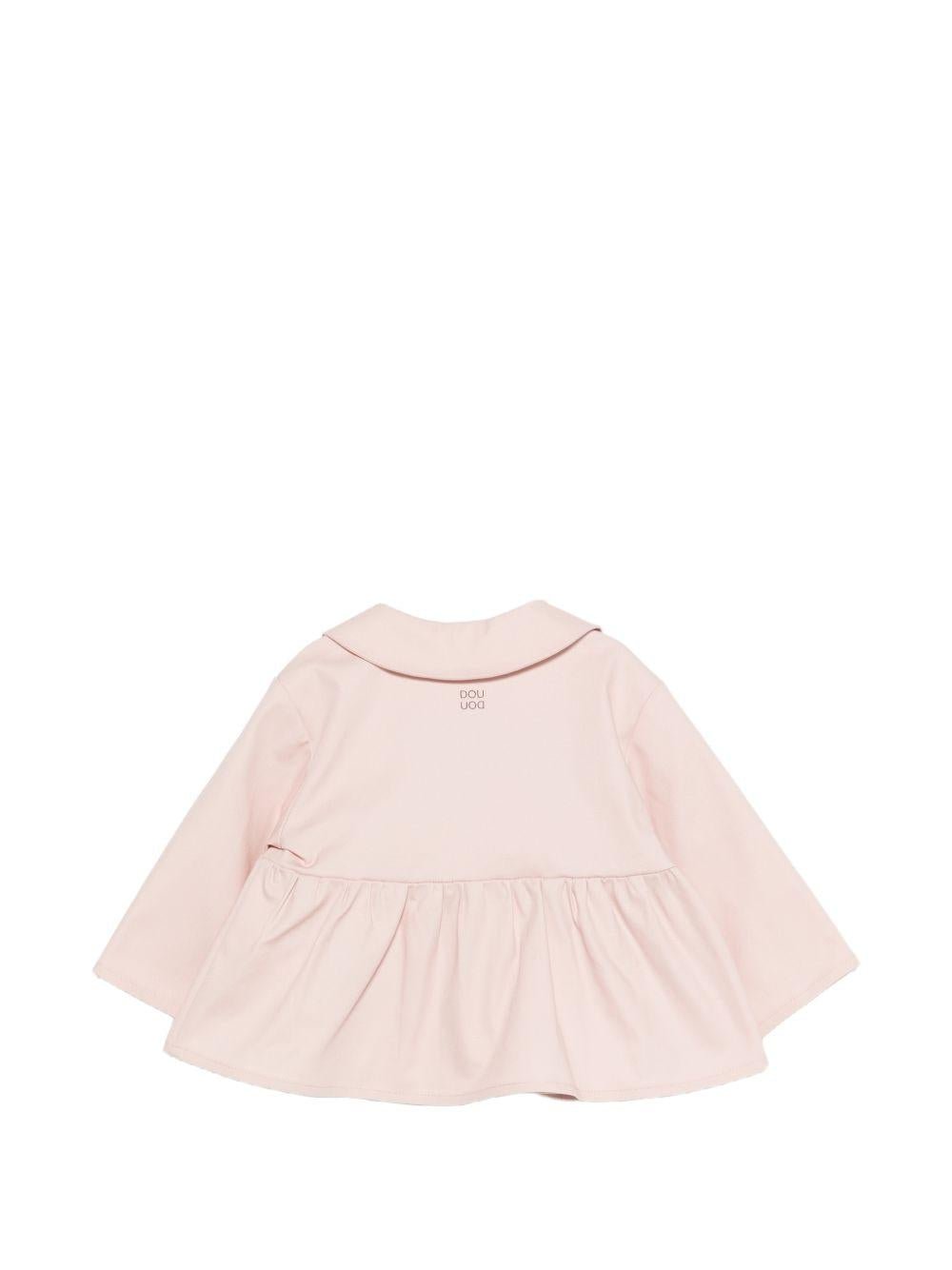 Blusa per neonata Douuod Kids rosa con colletto tondo - Rubino Kids