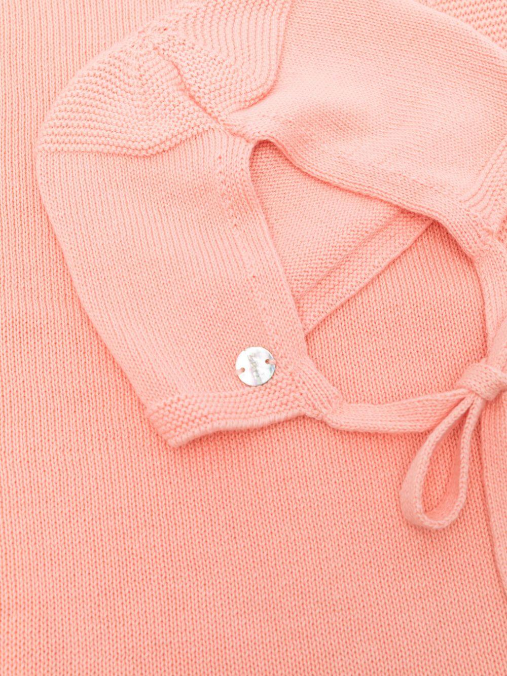 Body per neonata Paz Rodriguez rosa in maglia - Rubino Kids