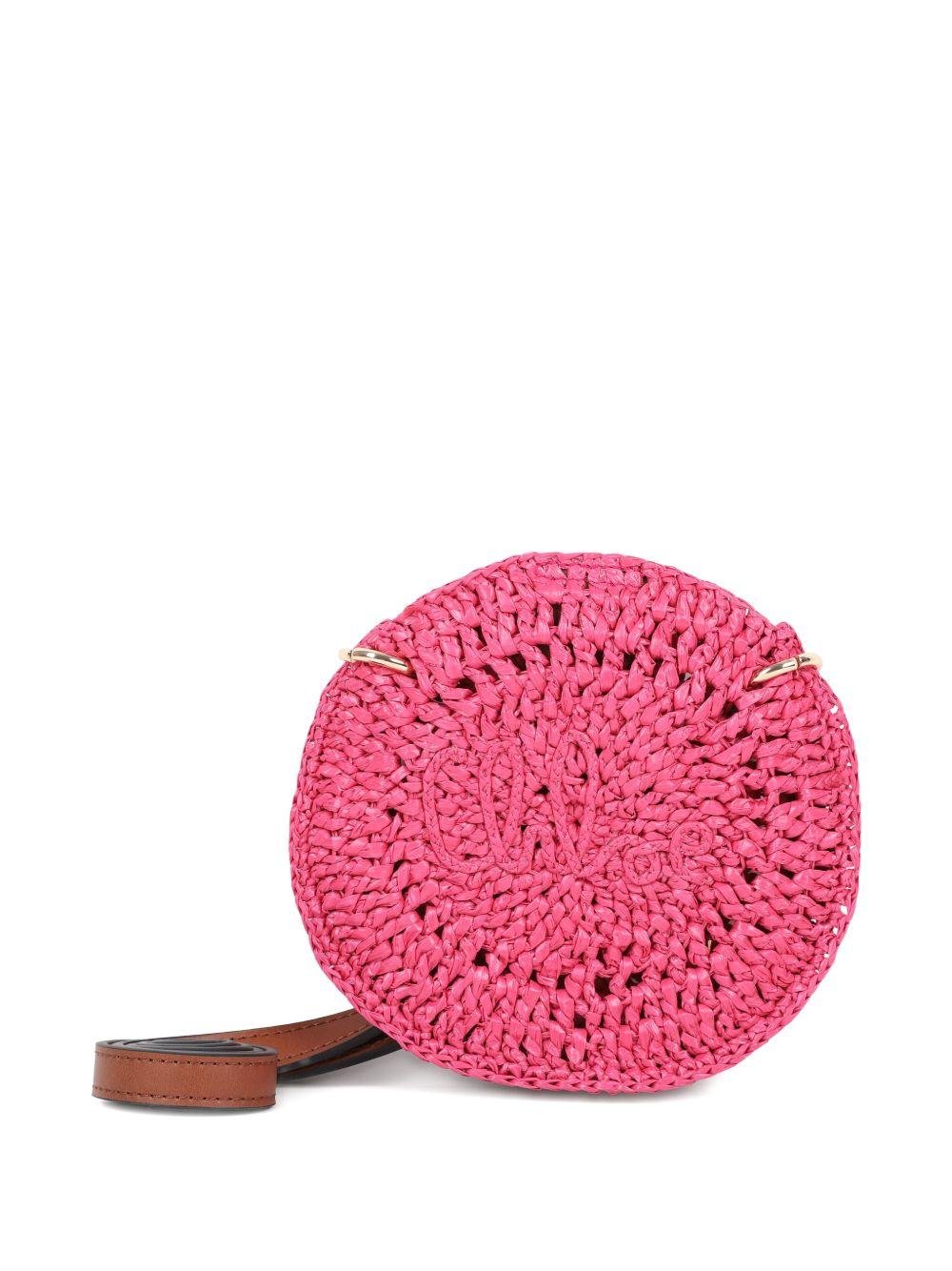 Borsa a tracolla per bambina Chloé Kids rosa con trama intrecciata - Rubino Kids