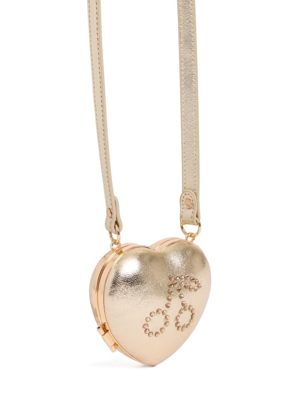 Borsa ekko per bambina Bonpoint oro a cuore - Rubino Kids