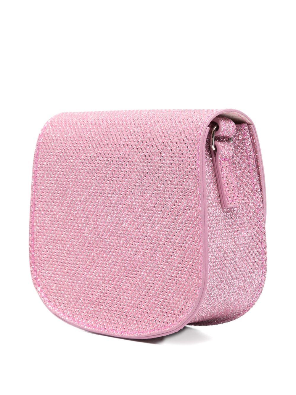 Borsa per bambina Aruna Seth rosa con applicazione farfalle - Rubino Kids